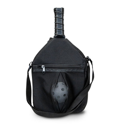 Baseline Pickleball Set carry bag with paddle and pickleballs, ideal for beginners and casual players.