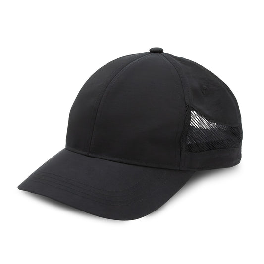 Pulse Sports Cap made from nylon taslan with side mesh panels for ventilation, perfect as a corporate gift.