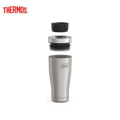 Thermos 16oz Icon™ Tumbler disassembled view showcasing its design and components.