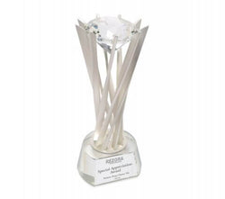 Senza Radius Diamond on Round Crystal Base Corporate Gifts Singapore