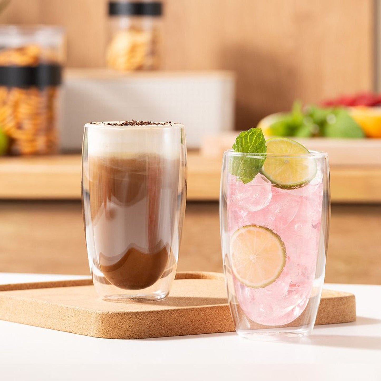 Bodum Pavina Double Wall Glasses Cup - Large - Set of 2