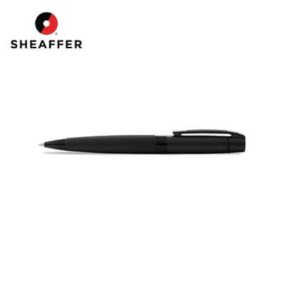 Sheaffer® Matte with Polished Black Trims Ballpoint Pen displayed against a clean background, ideal for corporate gift.