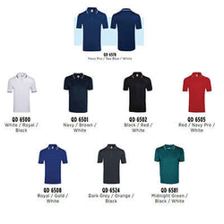 Unisex Microfibre Tipped Collar & Cuff Polo Shirt Corporate Gifts Singapore