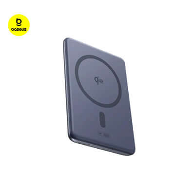 Baseus PicoGo AM31 Mini Magnetic Power Bank with Stand 5000mAh 20W - Compact and stylish design.