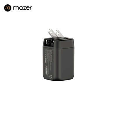 Mazer GaNPrestige 35W GaN Wall Charger with Travel Pins (2 Ports) Corporate Gifts Singapore