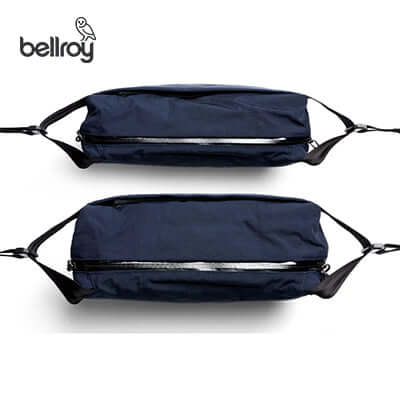 Bellroy Venture Sling 10L (Camera Edition) shown from top and bottom views, ideal for photographers, perfect corporate gift.
