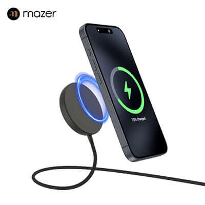 Mazer MagPad Qi2 Certified 15W Portable Charging Pad with Stand Corporate Gifts Singapore