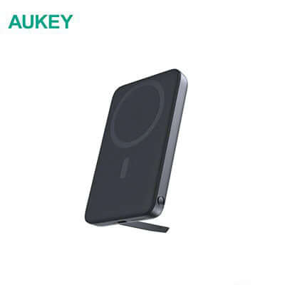Aukey PB-MS01 MagLynk 6700mAh Magnetic Wireless Charging Power Bank Corporate Gifts Singapore