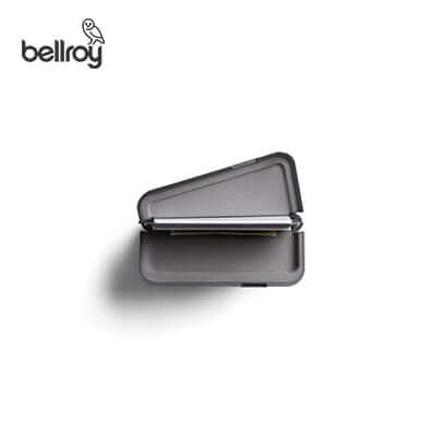 Bellroy Flip Case (Second Edition) top view showcasing sleek design, ideal for corporate gift giving.