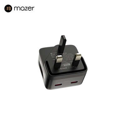 Mazer GaNPrestige 35W GaN Wall Charger (2 Ports) Corporate Gifts Singapore