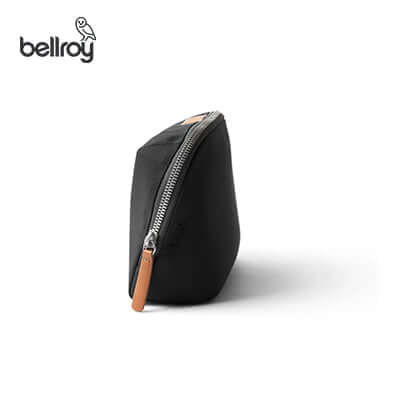 Bellroy Desk Caddy in black, sleek design ideal for organizing tech and desk essentials.