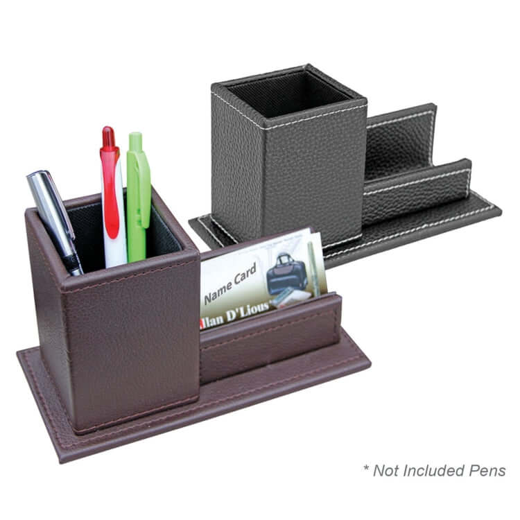 PU Pen Holder with Name Card Holder Corporate Gifts Singapore