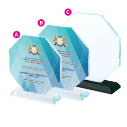 Octagon Crystal Award Corporate Gifts Singapore