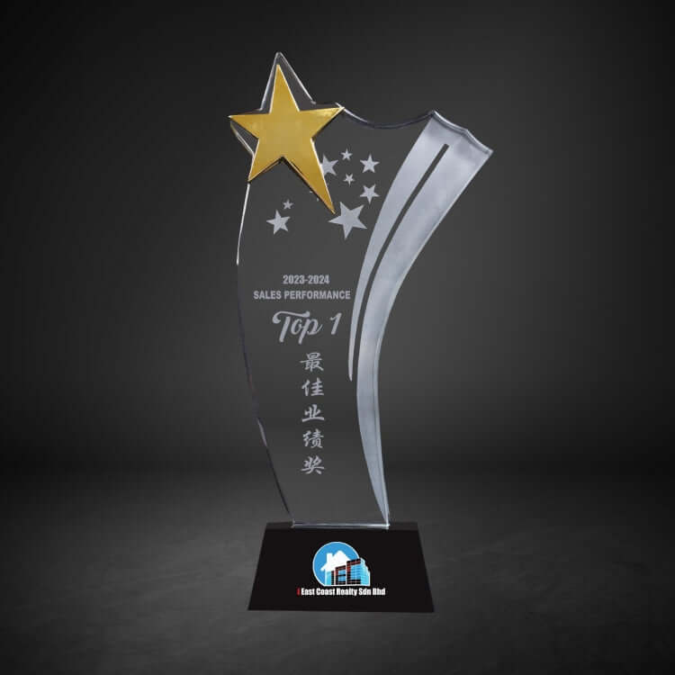 CY 1326 Crystal Award Corporate Gifts Singapore