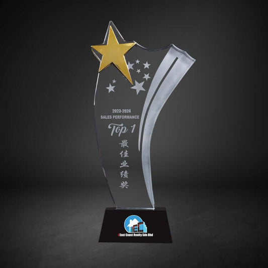 CY 1326 Crystal Award Corporate Gifts Singapore