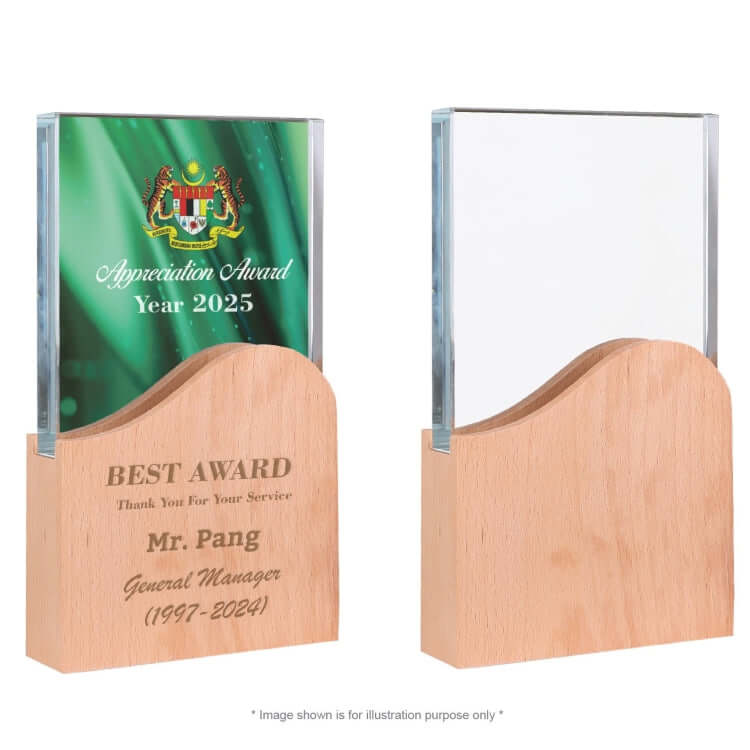 Crystal Award CY 497 Corporate Gifts Singapore