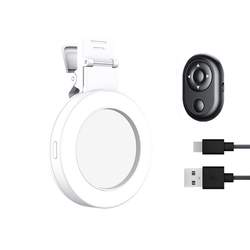 Selfie Rear Mirror Clip With Led Light Corporate Gifts Singapore