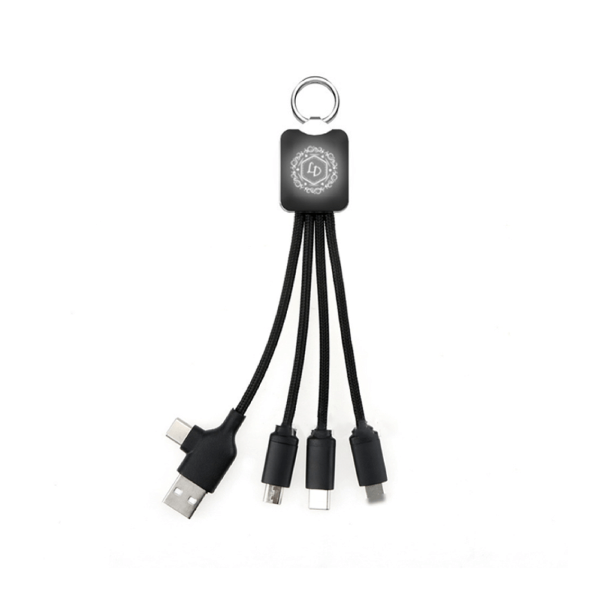 3 in 2 Fast Charging Cable (Rectangular) Corporate Gifts Singapore