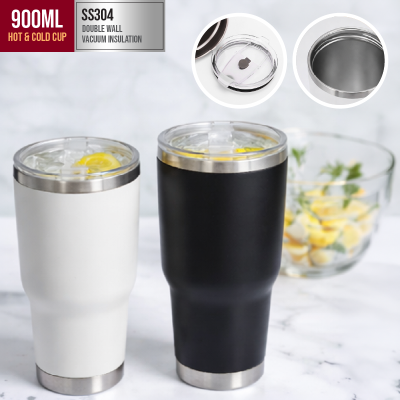 900ml SS304 Stainless Steel Tumbler