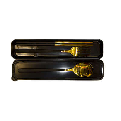 3-piece Gold Cutlery Set Corporate Gifts Singapore