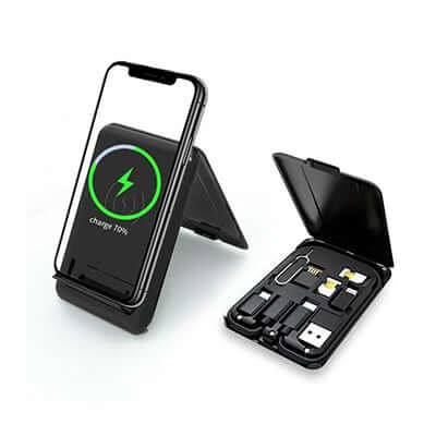 Multifuctional Cables Storage Box with Wireless Charging Corporate Gifts Singapore