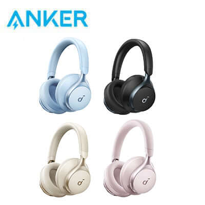 Anker Soundcore Space One Active Noise Cancelling Headphones in four colors, perfect for corporate gift.