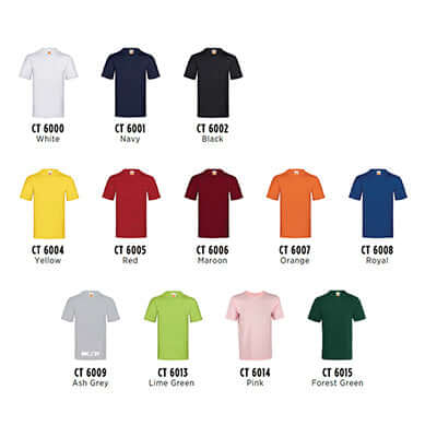 Superior Cotton Short Sleeve T-Shirt Corporate Gifts Singapore