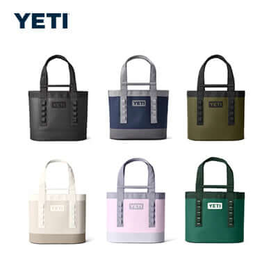Yeti Camino® 35 Carryall Tote Bag in six stylish colors, perfect for outdoor adventures and as a corporate gift.