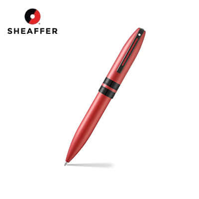 Sheaffer® ICON Metalic Ballpoint Pen in red, perfect for corporate gifts and exceptional writing experience.
