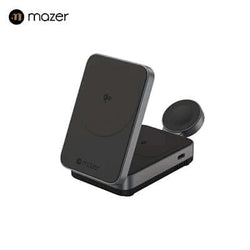 Mazer MagFold Trio Qi2 Certified 15W Foldable 3-in-1 Wireless Charger Corporate Gifts Singapore