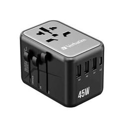 Verbatim 32123 5 Port 45W Universal Travel Adapter Corporate Gifts Singapore