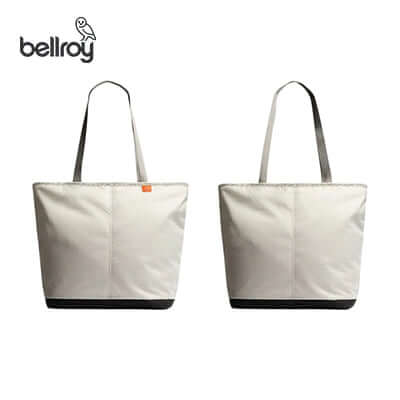 Bellroy Lite Cooler Tote Bag in light color, showcasing a stylish design suitable for outdoor adventures.