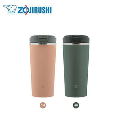 ZOJIRUSHI SX-KA30 0.3L Vacuum Tumbler in two colors: CM and HM for stylish travel hydration.