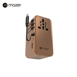 Mazer PD100W GaN Universal Travel Charger With Built-in USB C Cable Corporate Gifts Singapore