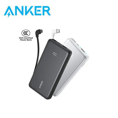Anker Zolo Powerbank 22.5W Fast Charging with Built-in Cable 10000mAh