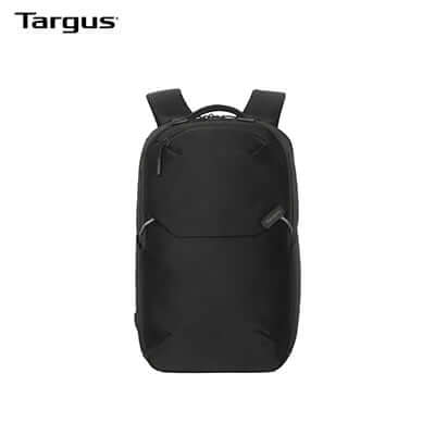 Targus 15-16" Work+™ EcoSmart® Backpack in sleek black, ideal for corporate gifts and tech organization.