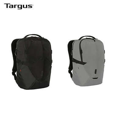 Targus 15-16” Terra EcoSmart® Backpack in black and gray, perfect as a corporate gift.