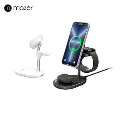 Mazer MagDesk 630 3-in -1 Wireless Charger Corporate Gifts Singapore