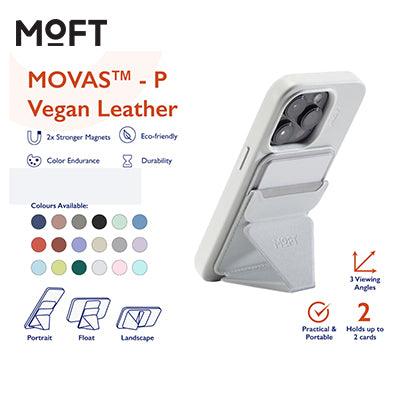 MOFT Snap-On Phone Stand & Wallet MOVAS™(Magnetic Charging Compatible)
