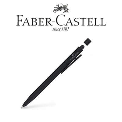 Faber Castell Neo Slim Shiny Ballpoint Pen against branded background.