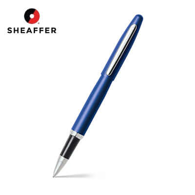 Sheaffer® VFM Rollerball Pen in blue, ideal for Singapore Corporate Gift, showcasing modern design and quality.