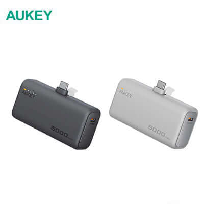 Aukey PB-Y59 Spark Mini 5000mAh 22.5W Compact Powerbank with USB-C Connector Corporate Gifts Singapore