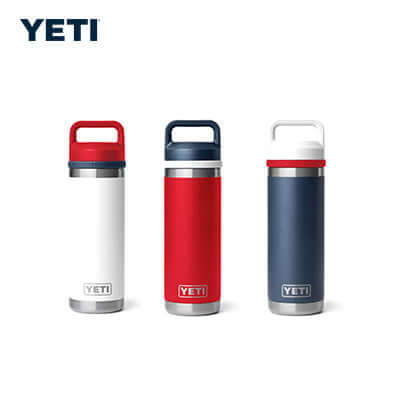 Yeti Rambler® 18 oz Water Bottle with Colour-Blocked Chug Cap Corporate Gifts Singapore