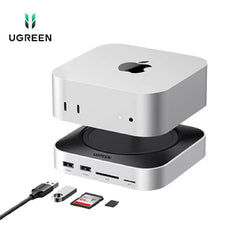 UGREEN Mac mini M4 Docking Station with NVMe SSD and USB A USB C Ports