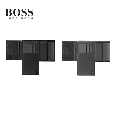 Hugo Boss Money Wallet with Flap Double B Saffiano
