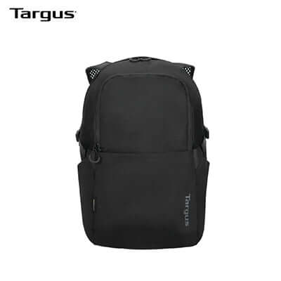 Targus 15-16" Zero Waste EcoSmart® Backpack in sleek black design, ideal for corporate gifts.