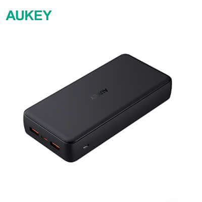 Aukey PB-N93 Basix Plus ll 22.5W 20000mAh Ultra Slim USB C Power Bank Corporate Gifts Singapore