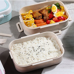 Eco-Friendly Wheat Fiber Lunch Box, - No divider Corporate Gifts Singapore