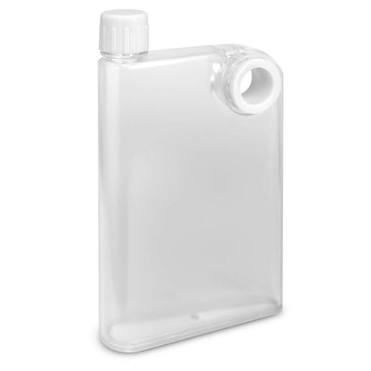 Accent Frosted Water Bottle in sleek transparent design, perfect corporate gift for daily hydration.