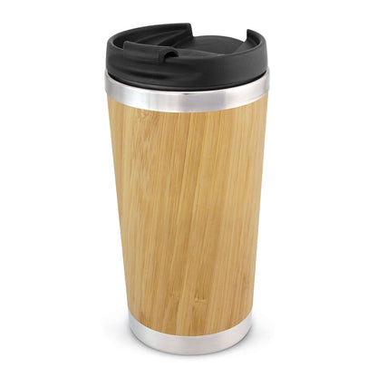 Bamboo Double Wall Cup with bamboo outer wall and stainless steel inner wall, ideal for corporate gift.